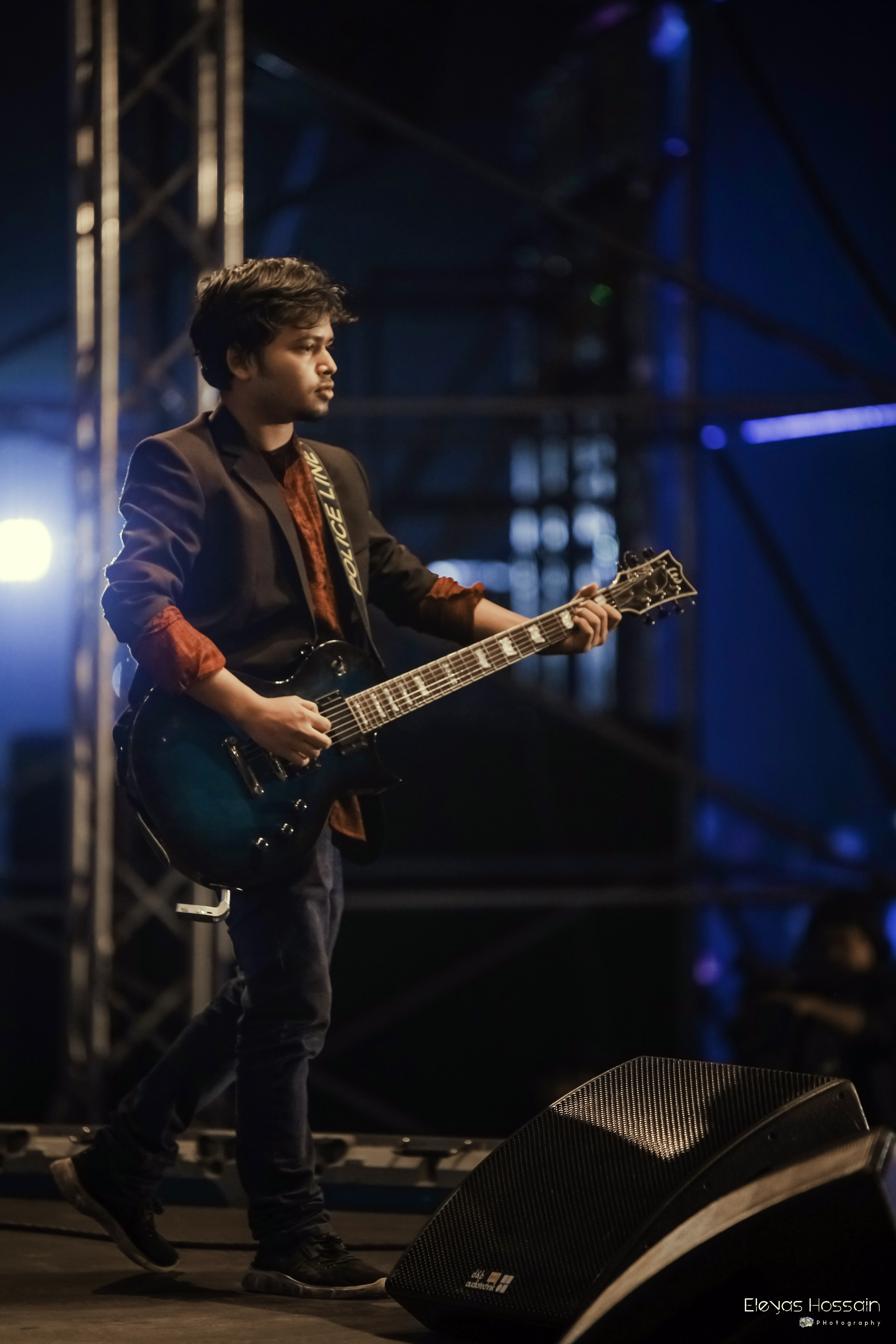 Samee on stage at Digital Bangladesh concert